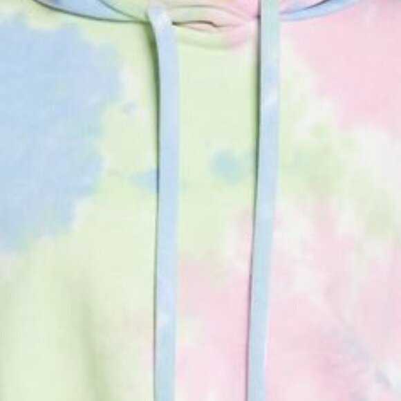 Blank NYC Womens Hoodie Pastel Tie-Dye Sweatshirt Medium - Picture 5 of 11